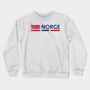 Norway Flag design | Fjord illustration Crewneck Sweatshirt